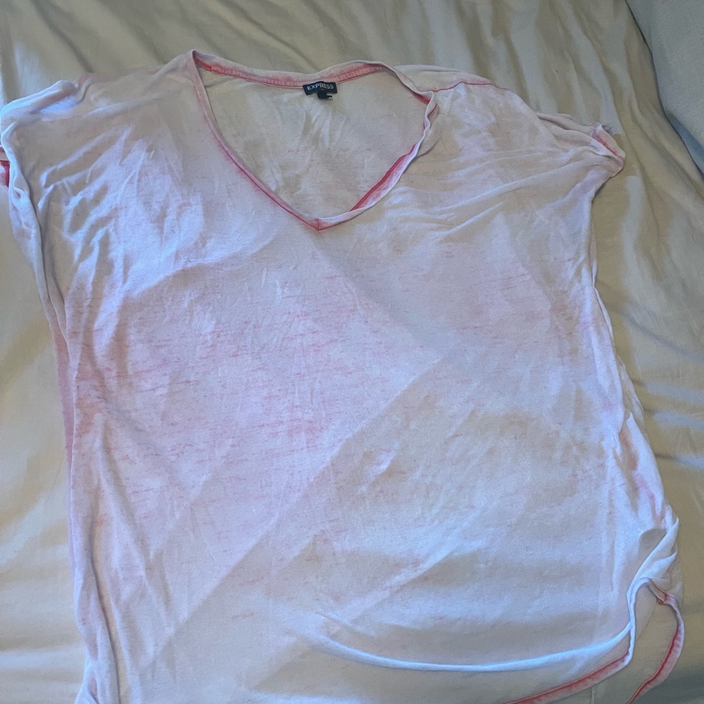 2 burnout Express tees size L